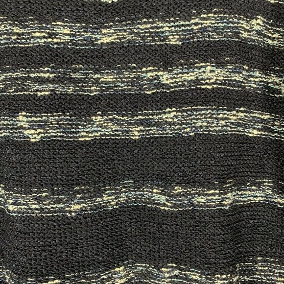 TALBOTS Women's Plus Size 1X Blue White Striped Knit Sweater Top - Picture 3 of 5